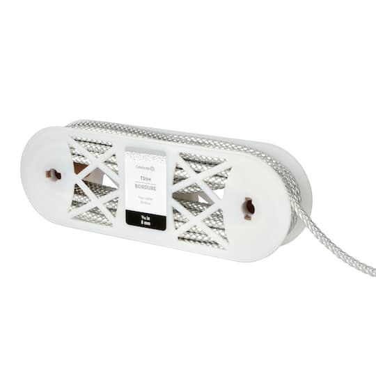 5/16" Silver Faux Leather Trim by Celebrate It®